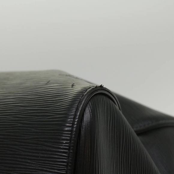 LOUIS VUITTON Epi Keepall 50 Boston Bag Black M42962 LV Auth 51559 - Picture 9 of 16